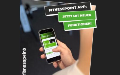 Neue Funktionen in der fitnesspoint App – dein Fitnessstudio jetzt noch smarter